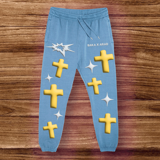 BAKA GODLY CROSS SWEATPANTS