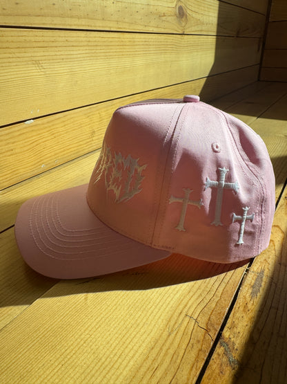 INSPIRED X ARAD CAP SHAWTYPINK